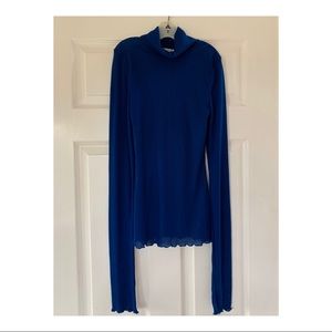 FP Intimates - Blue Thermal Turtleneck